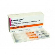Купить Рекормон (в Европе название НеоРекормон) Эритропоэтин р-р для инъекций 2000МЕ 0,3мл №6 в Новосибирске